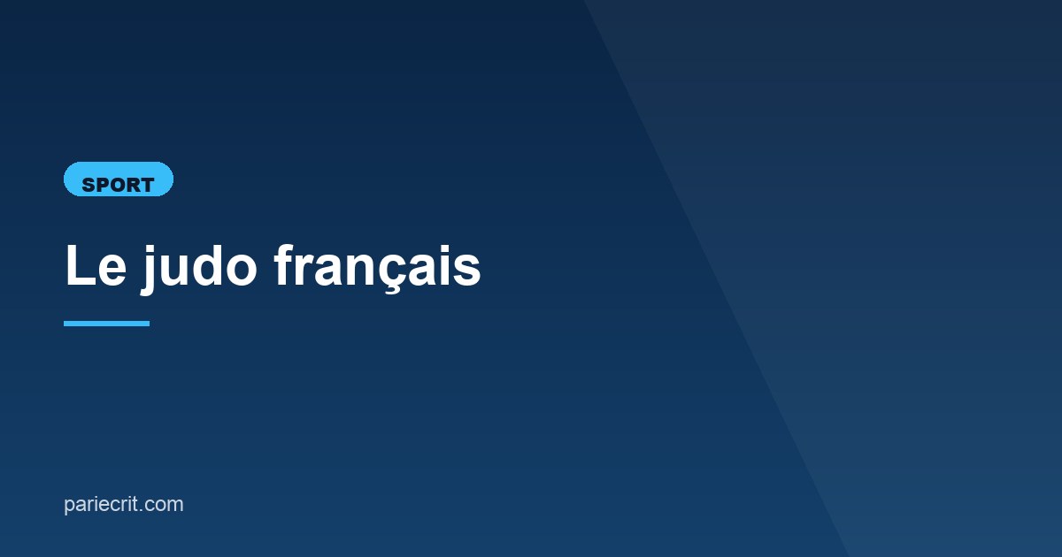 Illustration de l'article consacré au judo français